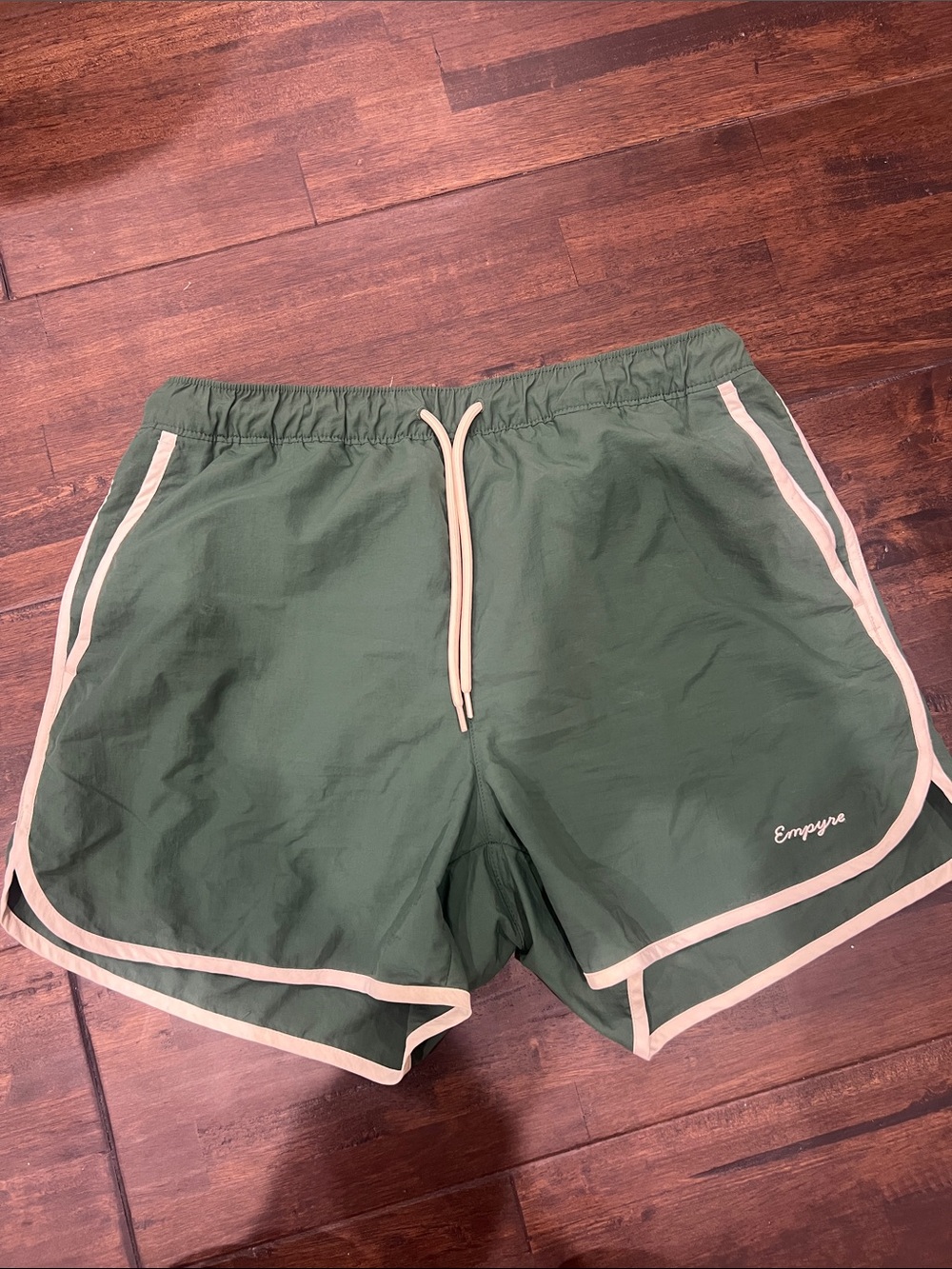 Green Retro Empyre Shorts